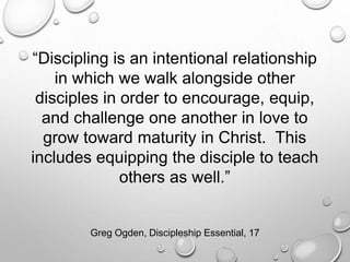 Greg Shell Disciples 1 Making Disciples.pptx