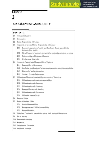1 Management Principles And Practice 1.2 Organisational Behaviour Paper ...