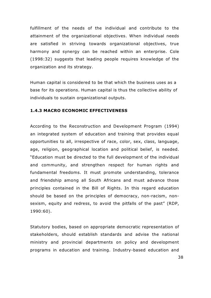 Phd thesis on human capital