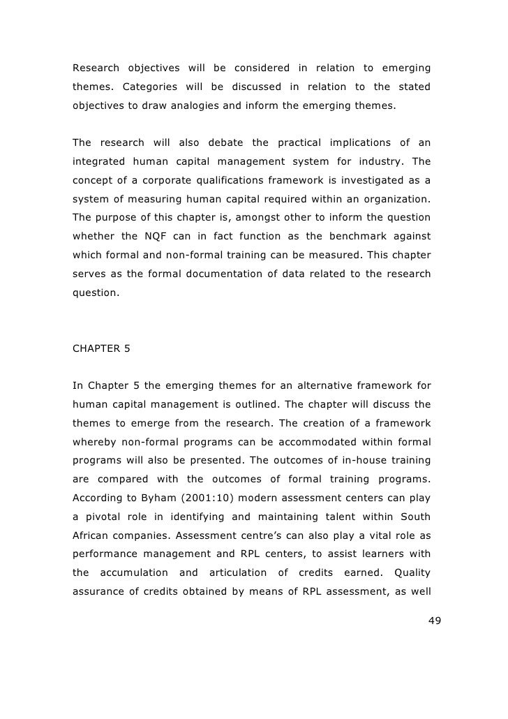 Phd thesis on human capital