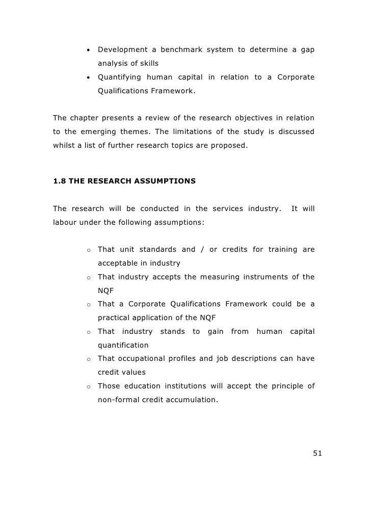 South africa thesis statement