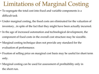 Marginal costing  basics