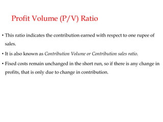 Marginal costing  basics