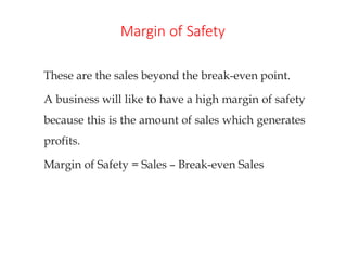 Marginal costing  basics