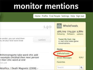 monitor mentions
 
