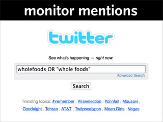 monitor mentions
 
