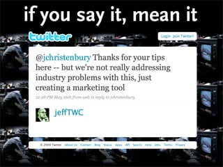 @replies
 #hashtags
RT (retweets)
 