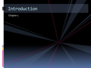 Chapter 1Introduction
