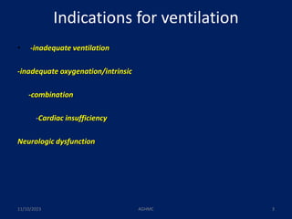 1 Mechanical ventilation.pptx | Free Download