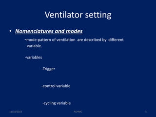 1 Mechanical ventilation.pptx | Free Download