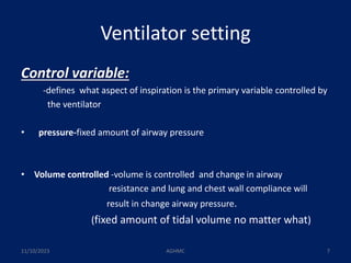 1 Mechanical ventilation.pptx | Free Download