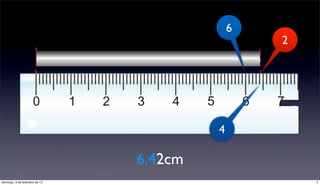 6
                                                 2




                                         4

                                6,42cm
domingo, 3 de fevereiro de 13                        5
 