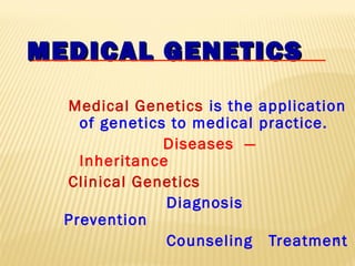 1 medical genetics | PPT