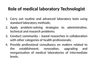 Comprehensive Overview of Medical Laboratory Services and Safety Levels ...