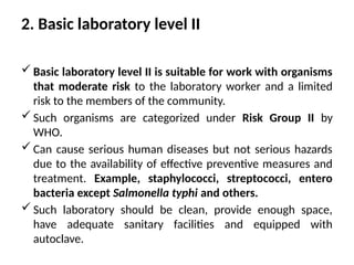 Comprehensive Overview of Medical Laboratory Services and Safety Levels ...