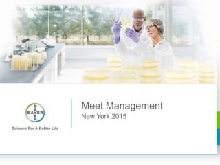 Meet Management
New York 2015
 