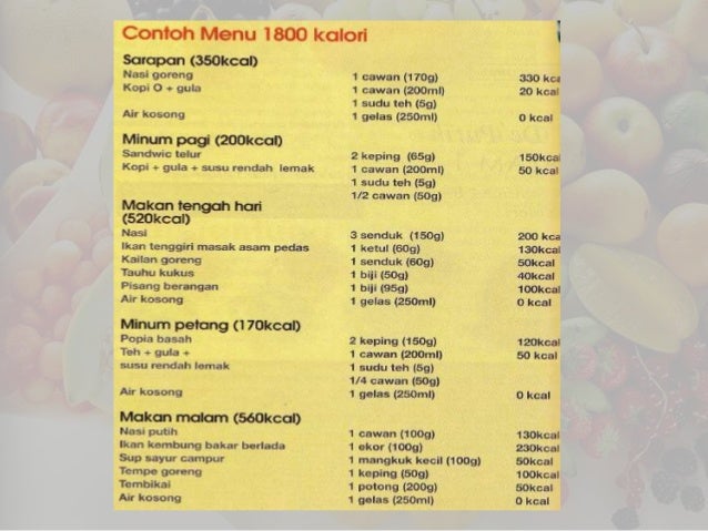 1 menilai kepentingan amalan pengambilan nutrisi dan 