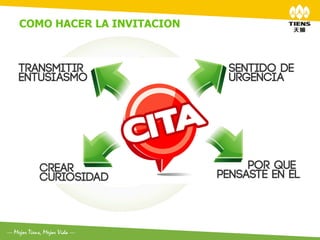 COMO HACER LA INVITACION	
  
 