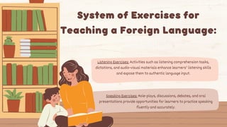 Method of teaching a foreign language and objectives | PDF