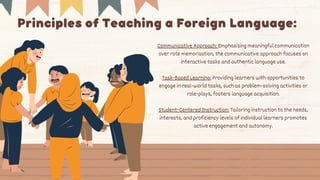Method of teaching a foreign language and objectives | PDF
