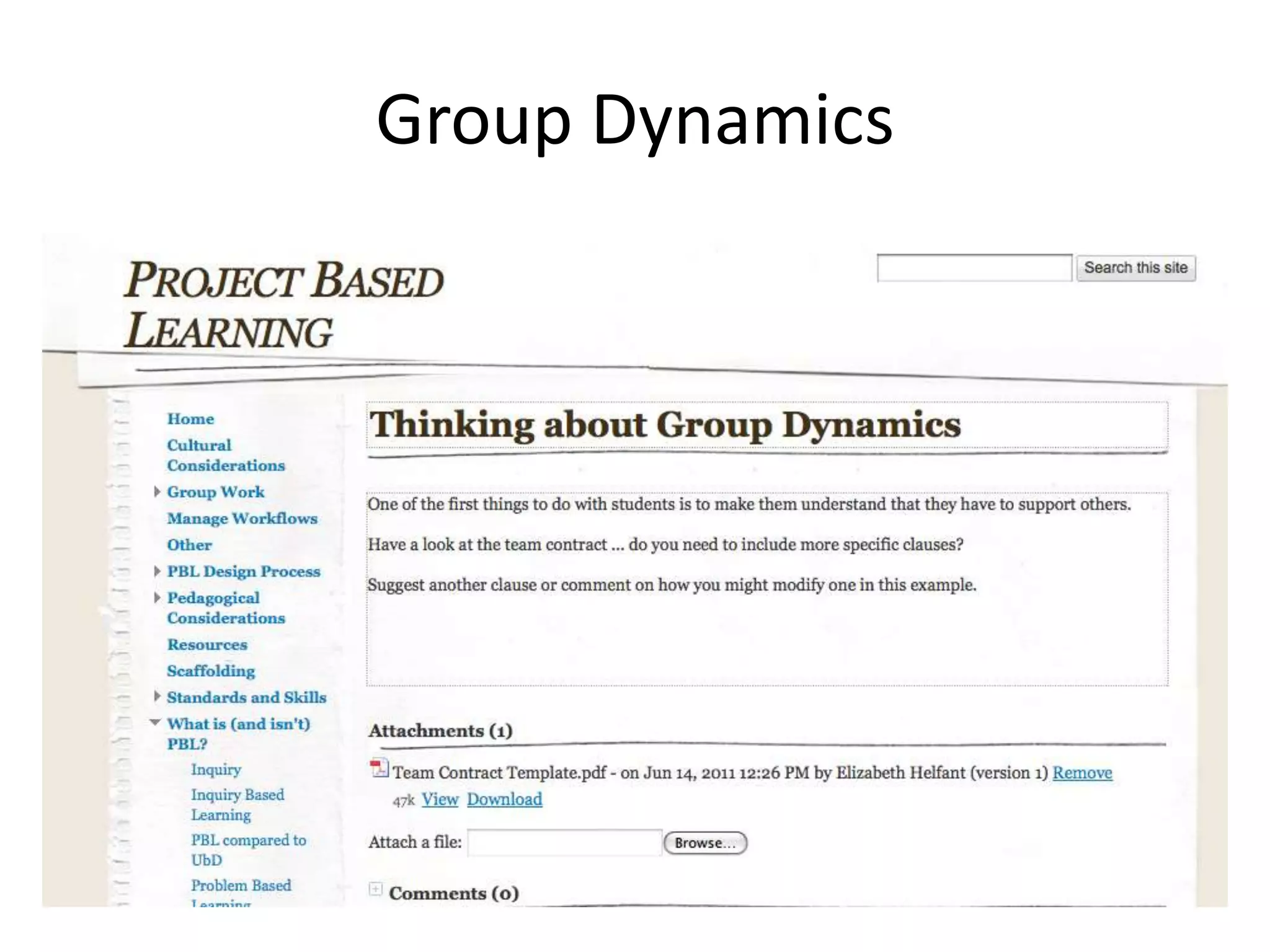 Generating Ideas for Projects