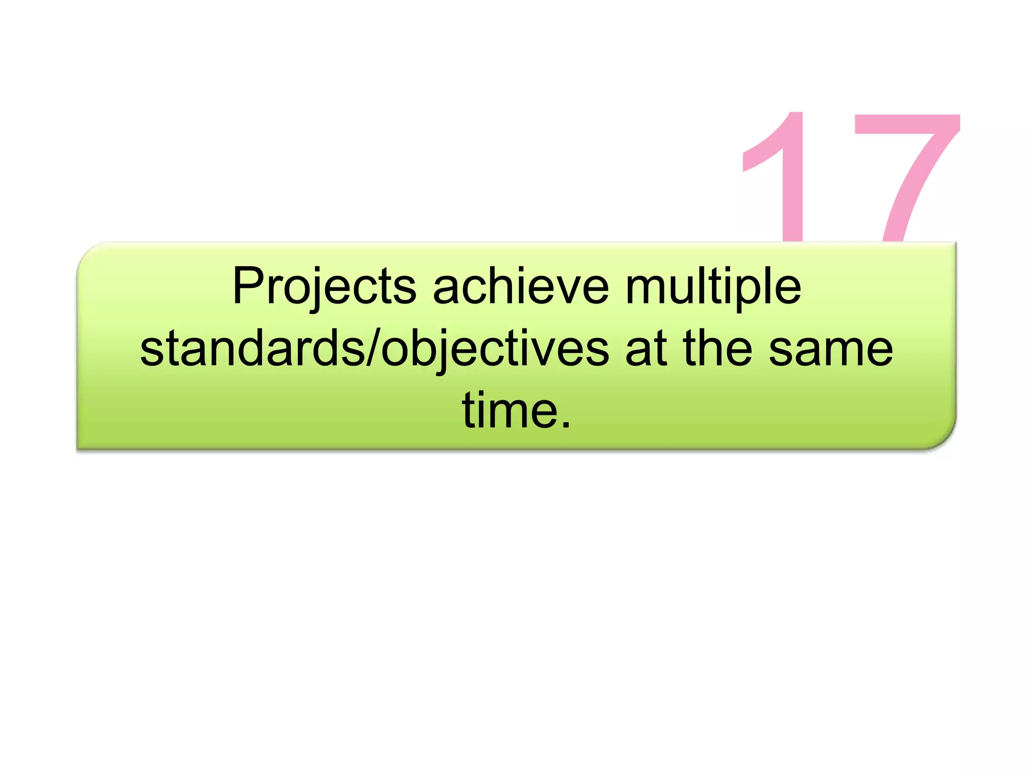 14Projects take time.