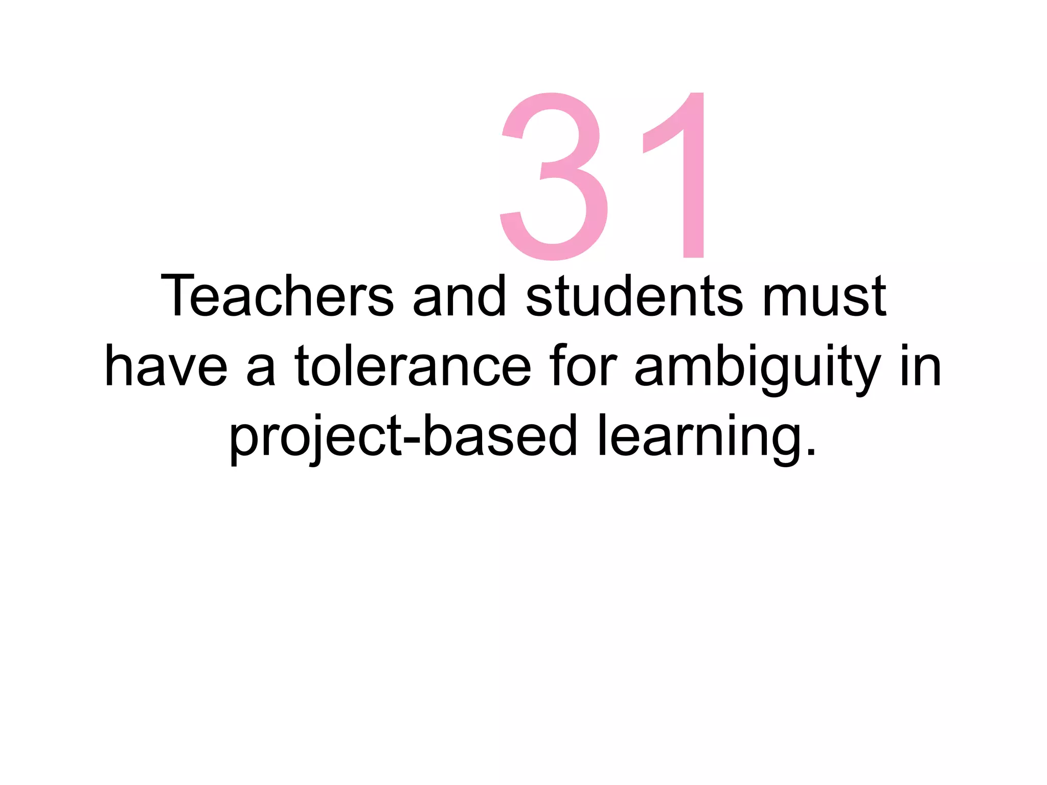 The realities of projects