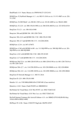 優待特典一覧 different of numbers serial million 1 softwares DOC | K-POP・アジア