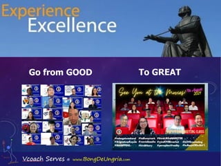 Go from GOOD To GREAT
 