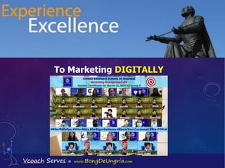 To Marketing DIGITALLY
 