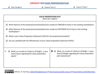 The 1-Minute VALUE PROPOSITION ACT: A Simpler and Scalable Toolkit for ...