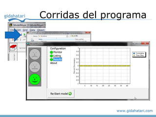 Corridas del programa
 