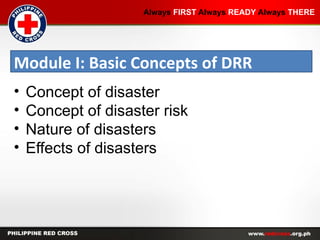 1 Module I Basic Concept of Disaster and Disaster Risk (1).pptx