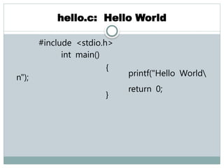 Comprehensive Introduction to C Programming Language and Its ...