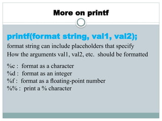 Comprehensive Introduction to C Programming Language and Its ...