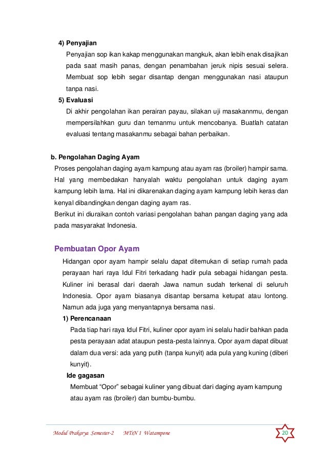 Modul Prakarya Kelas Ix Sem 2