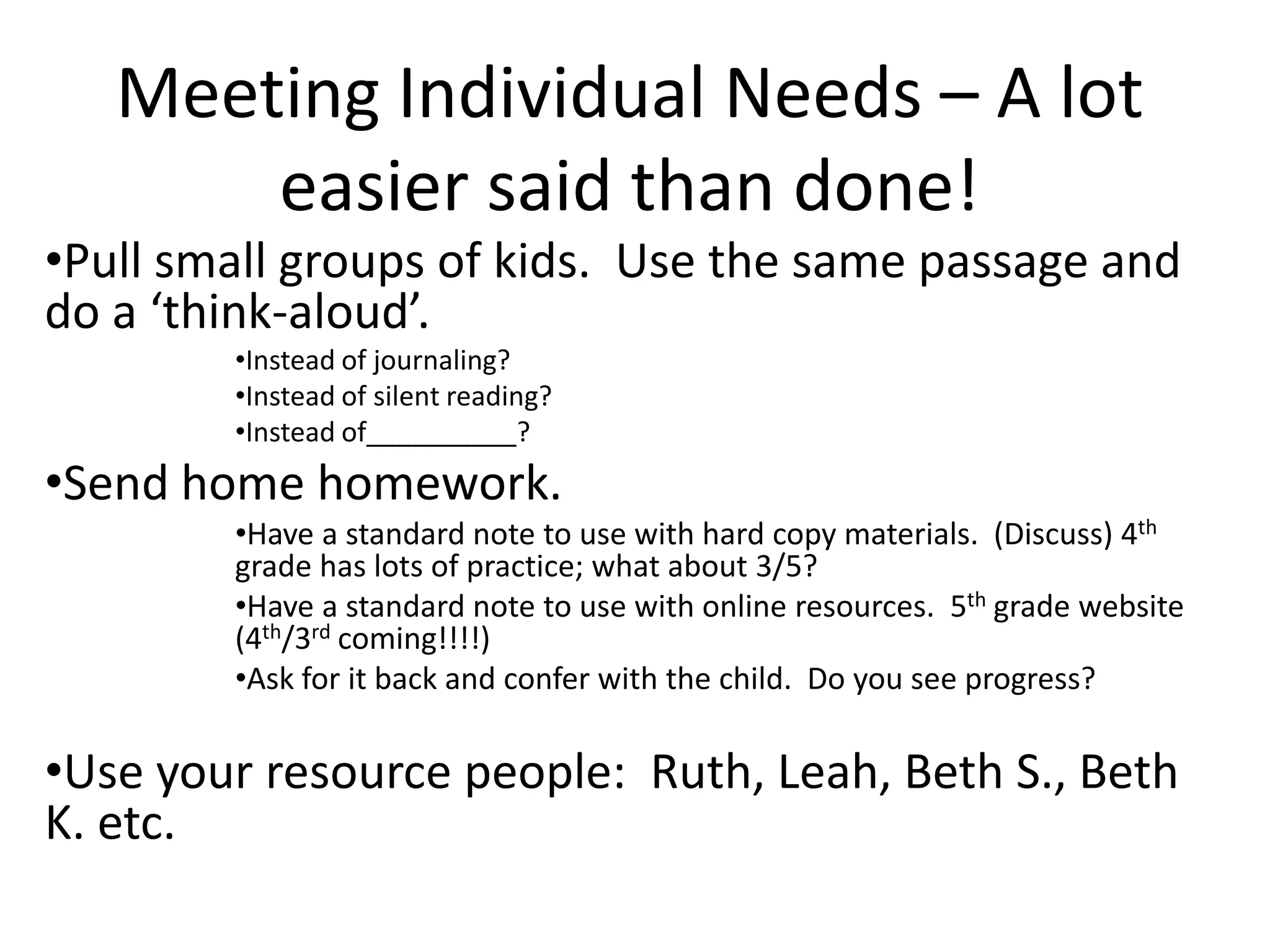 Re-discover Harcourt and write your own questions to go along with previously read stories.  Look at the “Making Connections” page after the selection and they usually have 1 decent starting point.What to know:  Any eligible content with the words “explain, describe, summarize, compare, or infer” could be an open ended question.  Use existing open ended question phrasing to help you write your own questions.  And now the writing problems begin……