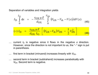 1 mosfet 1 basics | PDF