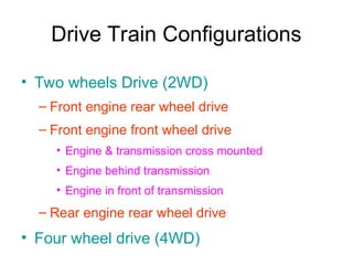 Two Wheel Drive 1 MOTOR VEHICLE ENGINEERING introduction.ppt