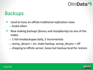 1 m+ qps on mysql galera cluster
