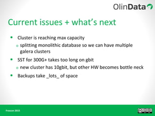 1 m+ qps on mysql galera cluster