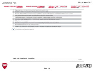 Model Year 2013Maintenance Plan
Page 159
 