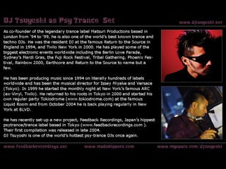 Madskippers Artists Info 2007