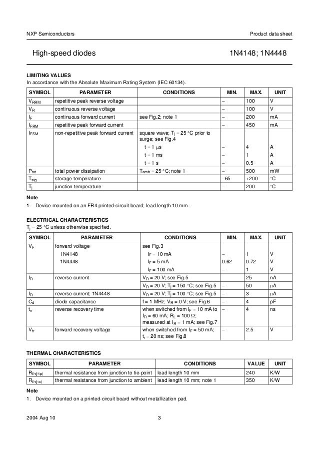 1 n4148 1n4448