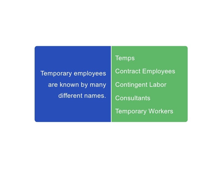 The Benefits of Using Temporary Employees