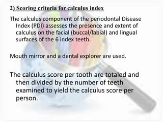 Epidemiology of periodontal diseases | PPTX
