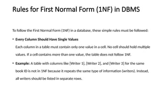 1(NF) Normal Forms in database management system.pptx