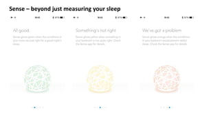 Sense – beyond just measuring your sleep
 