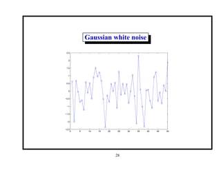 Gaussian white noise
0 5 10 15 20 25 30 35 40 45 50
−2.5
−2
−1.5
−1
−0.5
0
0.5
1
1.5
2
2.5
28
 