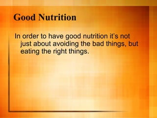 3-1 nutrition nutrients